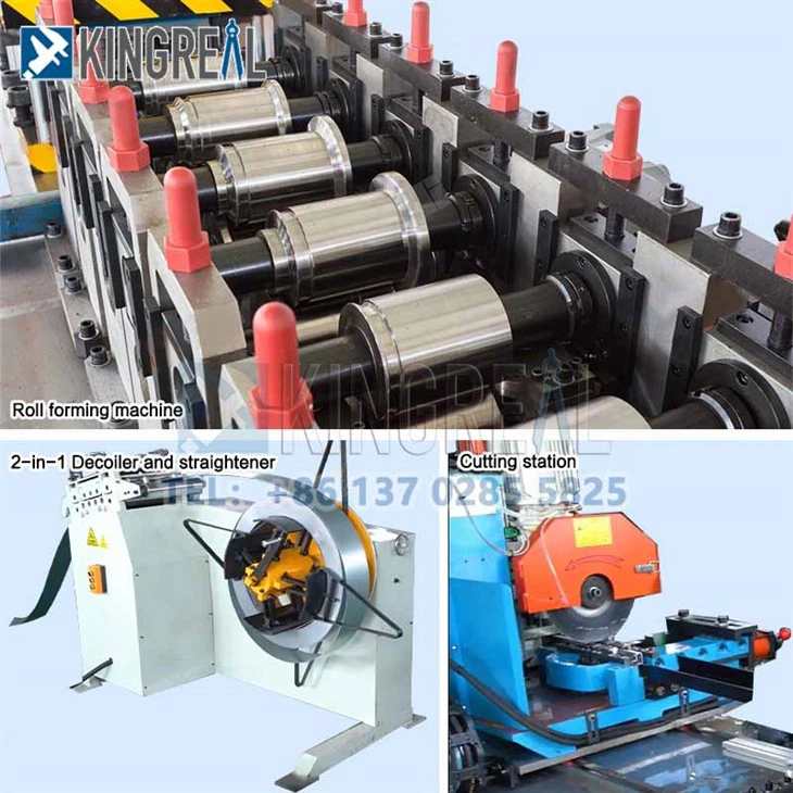 3-cahinet frame making machine